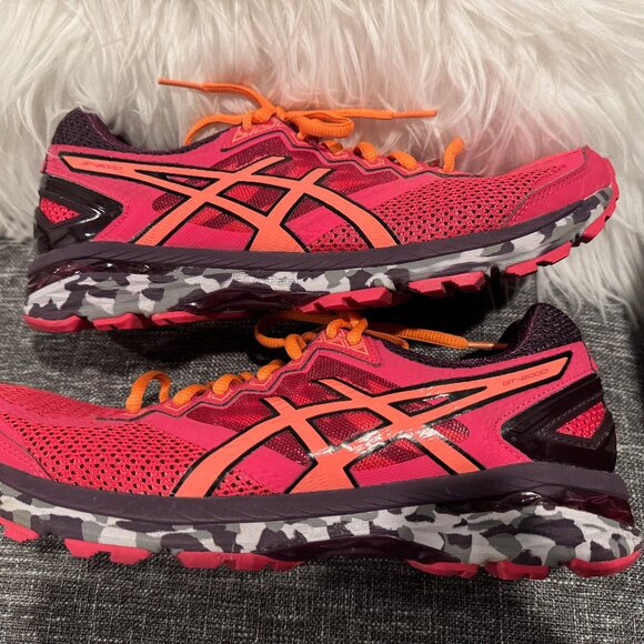 ASICS GT-2000 Running Shoes – Women’s Size 9.5 Pink Coral Red Orange - Picture 4 of 7
